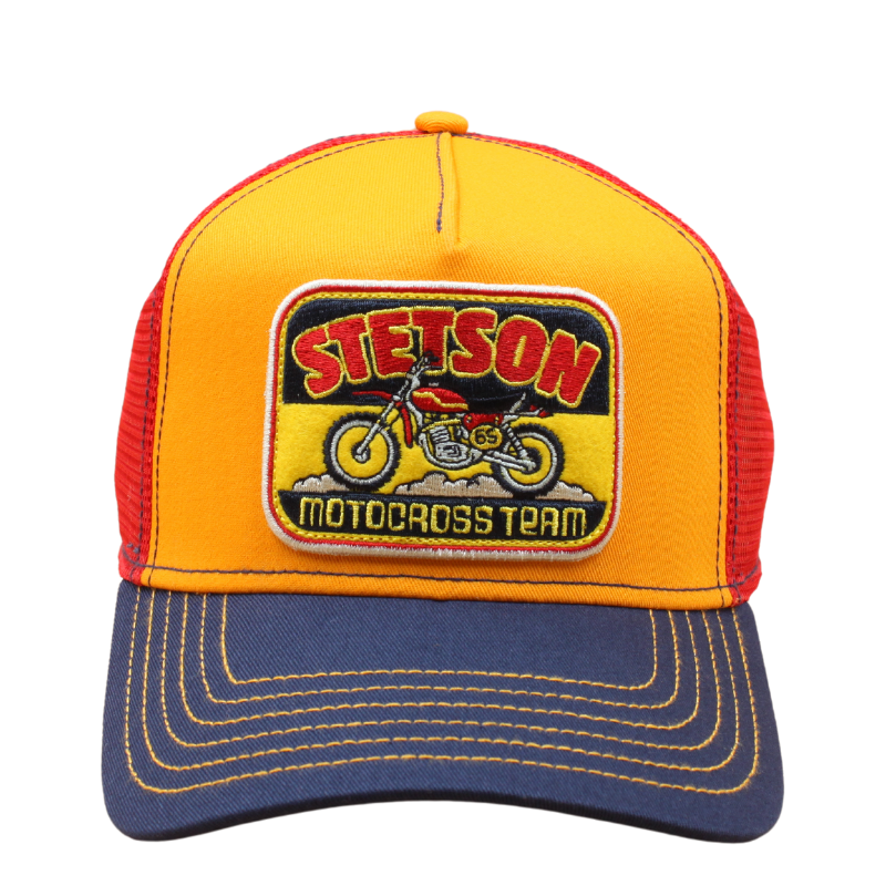Stetson - Trucker Cap Motocross Team - Navy/Orange - Headz Up 