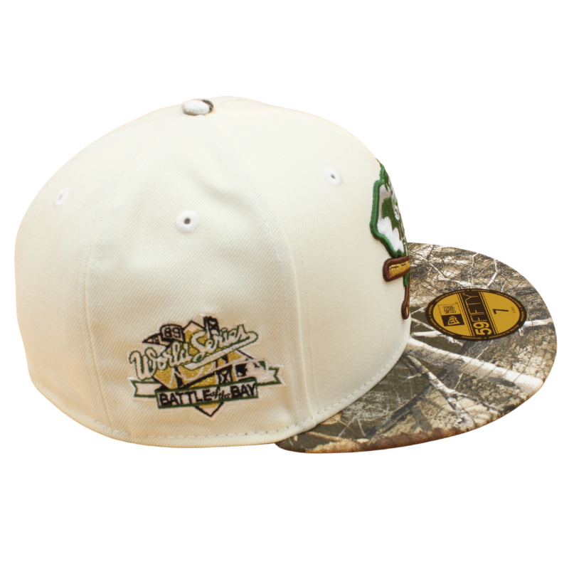 New Era - 59FIFTY - Oakland Athletics - WS 1989 - Chrome/Real Tree - Headz Up 