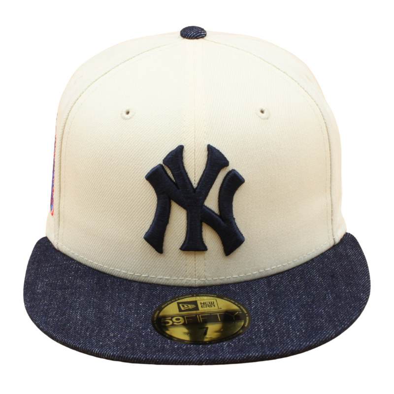 New Era - 59FIFTY - New York Yankees Cooperstown - 1976 World Series - Chrome/Denim - Headz Up 
