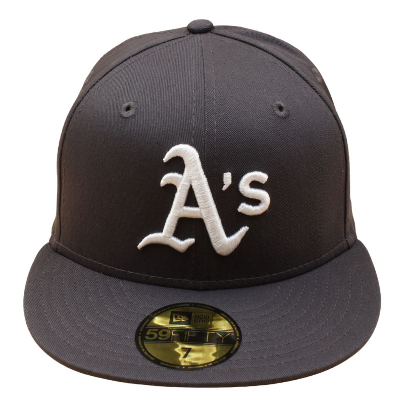 New Era - 59FIFTY - Oakland Athletics - Graphite - Headz Up 