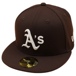New Era - 59FIFTY Fitted - Oakland Athletics - Burnt Wood/Grey UV - Headz Up 