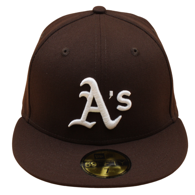 New Era - 59FIFTY Fitted - Oakland Athletics - Burnt Wood/Grey UV - Headz Up 