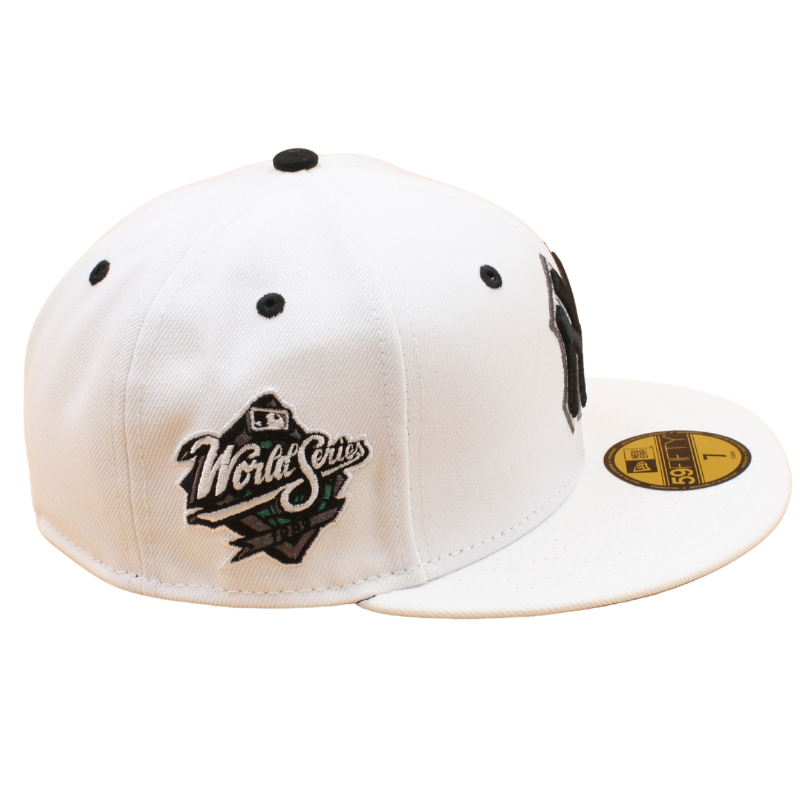 New Era - 59FIFTY Fitted - New York Yankees Cooperstown -  World Series 1999 - All White/Grey - Headz Up 
