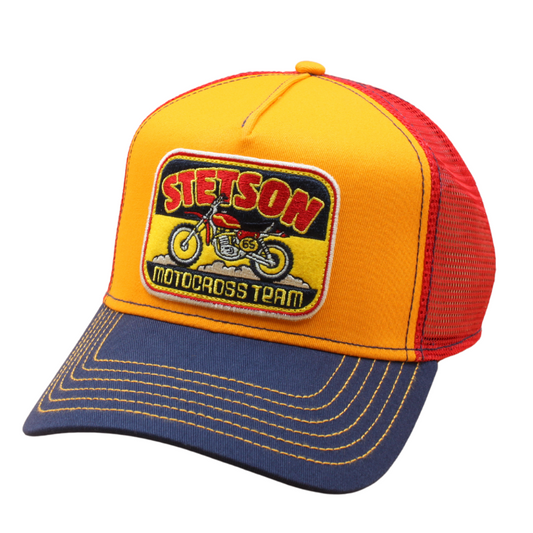 Stetson - Trucker Cap Motocross Team - Navy/Orange - Headz Up 
