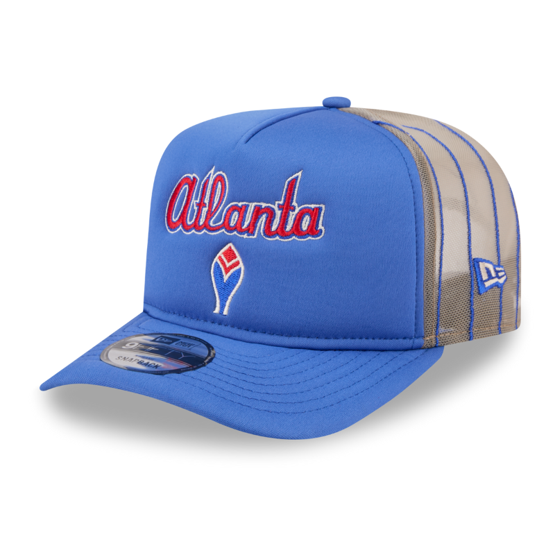 New Era - 9FIFTY A-Frame ARCHED Trucker - Atlanta Braves - OTC - Headz Up 