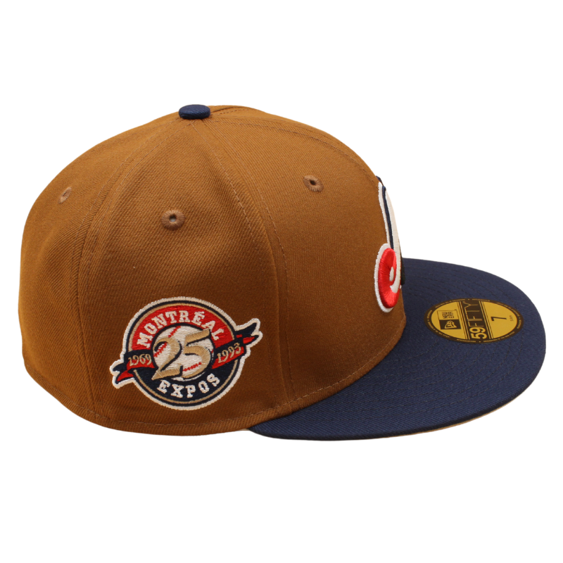 New Era - 59FIFTY - Montreal Expos - 25th Anniversary - Toasted Brown/Ocean Blue - Headz Up 