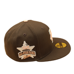 New Era Minnesota Twins 1985 All Star Game cap i valnøddfarve med blå og hvidt design, vist fra fronten.