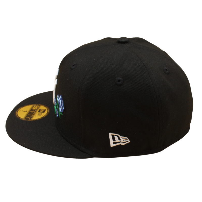 New Era - 59FIFTY - New York Yankees Cooperstown - WS 1999 - ROSE - Black/Sky Blue - Headz Up 