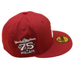 New Era - 59FIFTY Fitted - New York Yankees - YANKEE STADIUM 75TH - Brick Red Grey UV - Headz Up 