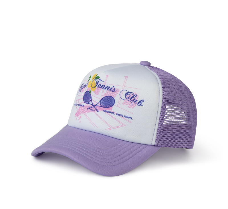 Pica Pica - Capri Tennis Purple Trucker Cap - Headz Up 