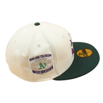 New Era - 59FIFTY Fitted - Oakland Athletics - COLISEUM - Chrome/Dark Green Grey UV - Headz Up 