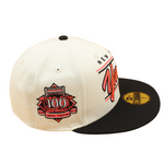 New Era - 59FIFTY - New York Yankees - 100th Anniversary Yankee Stadium - White/Black/Neon Pink - Headz Up 