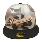 New Era - 59FIFTY Fitted Cap - Arizona Diamondbacks - 1998 INAUGURAL SEASON - Beige Camo - Headz Up 