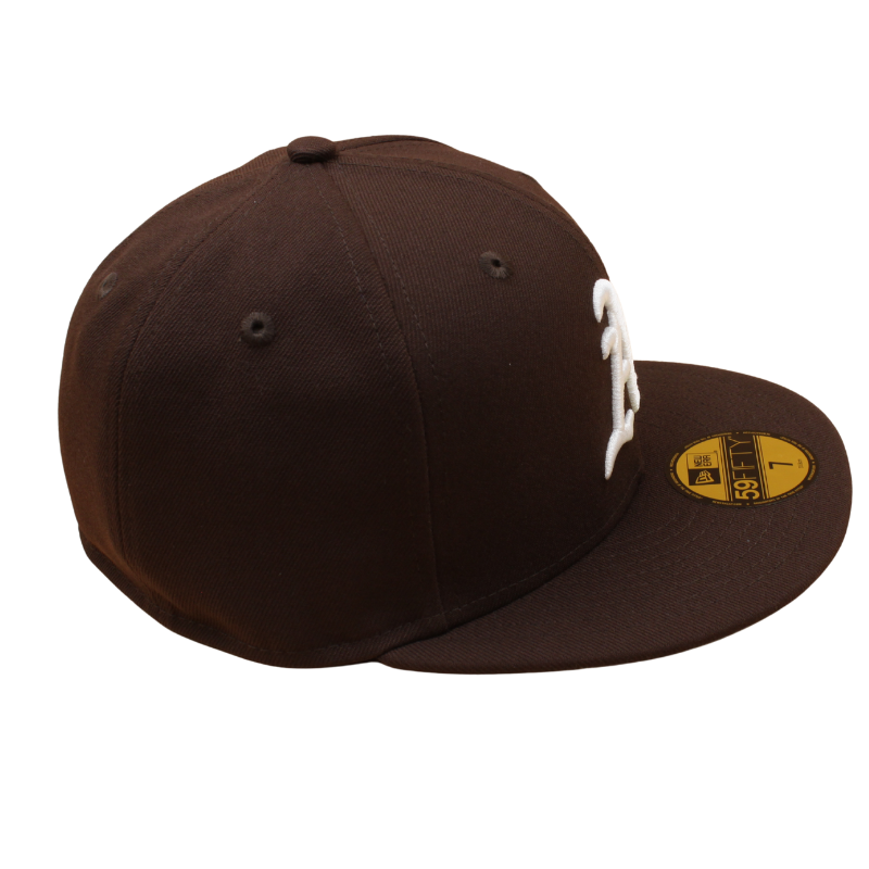New Era - 59FIFTY Fitted - Oakland Athletics - Burnt Wood/Grey UV - Headz Up 