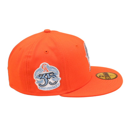 California Angels Cooperstown 59Fifty Fitted 35th Anniversary - Orange/Sky - Headz Up 