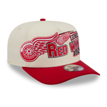 New Era - 9FIFTY A-Frame Snapback - Classics - Detroit Red Wings - Chrome/Red - Headz Up 