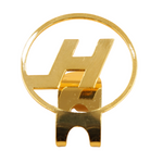 Headz Up - Cap Clip - "H" Logo - Gold - Headz Up 