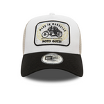 New Era - Moto Guzzi - Trucker Cap - White/Stone/Black - Headz Up 