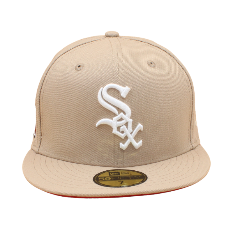 Chicago White Sox Cooperstown 59Fifty Fitted 95 Years - Camel/Scarlet - Headz Up 