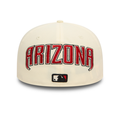 New Era - 59FIFTY Fitted Cap - Upside Down AOP - Arizona Diamondbacks Cooperstown - White