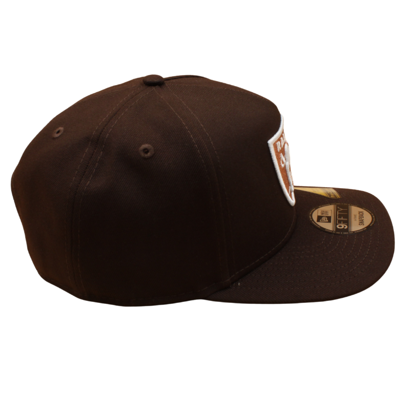 New Era - 9FIFTY A-Frame Snapback - Pre Curved - Las Vegas Raiders - Burnt Wood - Headz Up 