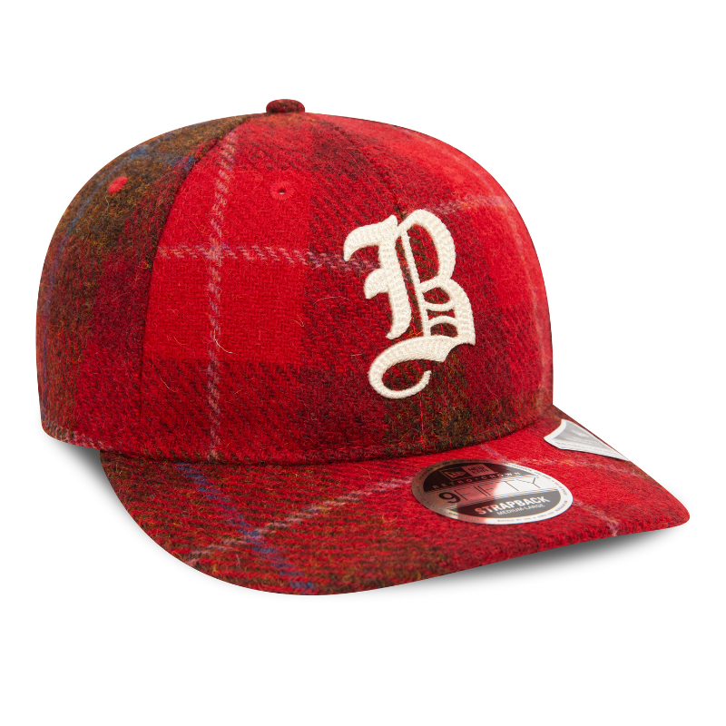 New Era - 9FIFTY Retro Crown - Harris Tweed - Boston Braves - Red - Headz Up 