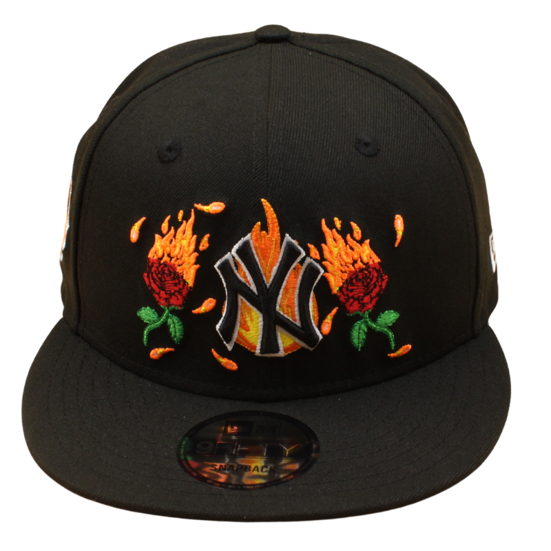 New Era - 9FIFTY Snapback - New York Yankees - 1999 World Series FLAME - Black - Headz Up 