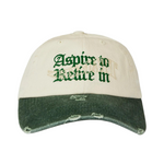 Pica Pica - ASPIRE TO RETIRE - Dad Cap - Washed Chrome/Green - Headz Up 