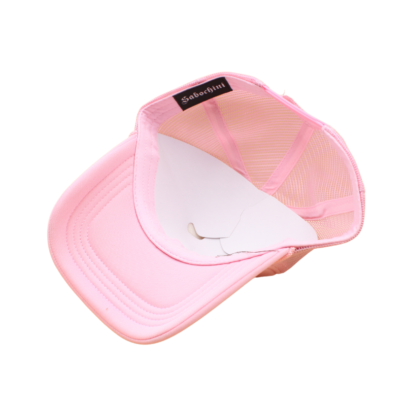 Pink "FANGS" Sabochini - Logo Trucker Cap - Headz Up 