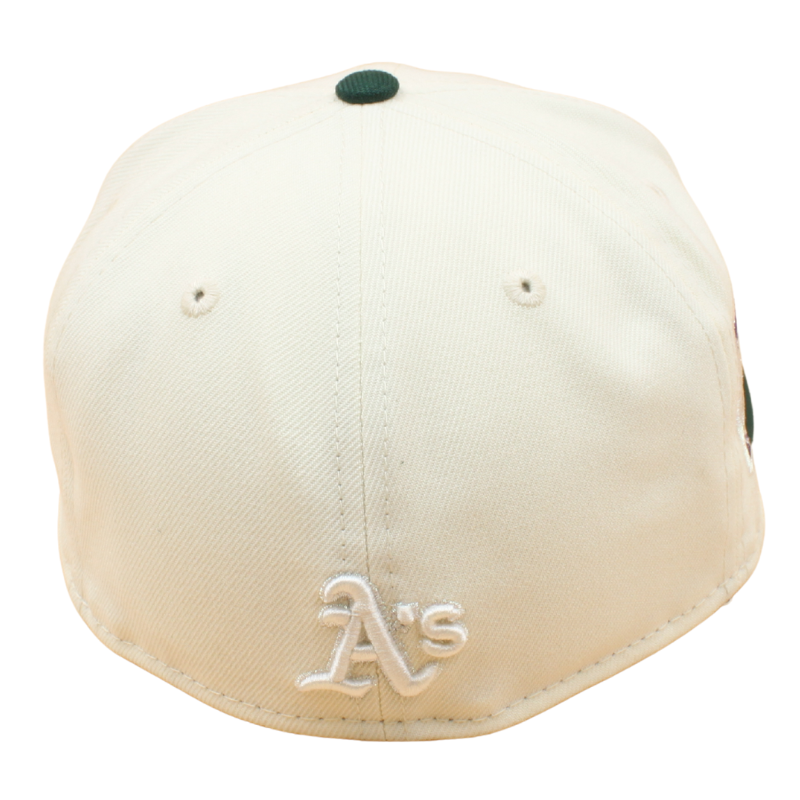 New Era - 59FIFTY Fitted - Oakland Athletics - COLISEUM - Chrome/Dark Green Grey UV - Headz Up 