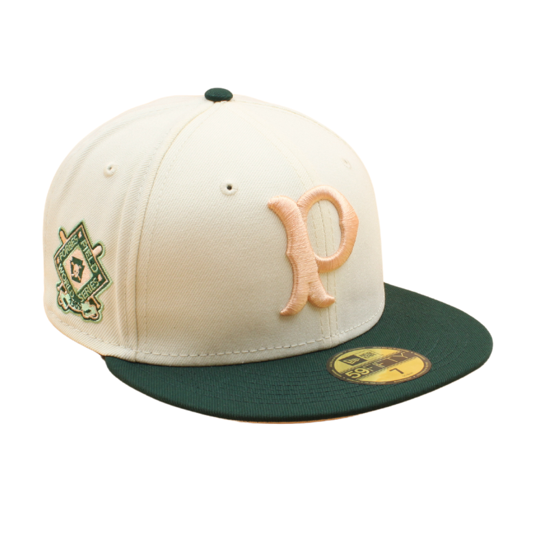 New Era - 59Fifty Fitted Cap - Pittsburgh Pirates - World Series 09 - Chrome White/Dark Green - Headz Up 