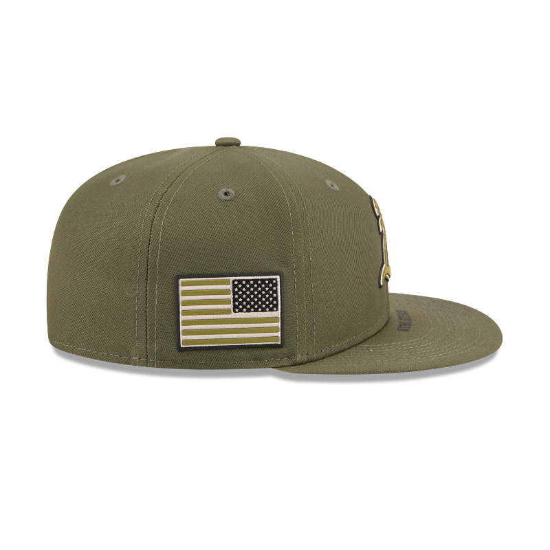 New Era - 59FIFTY - Oakland Athletics - ARMED FORCES - Olive - Headz Up 