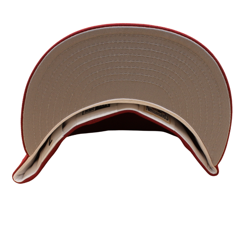 New Era - 59FIFTY Fitted - New York Yankees - YANKEE STADIUM 75TH - Brick Red Grey UV - Headz Up 