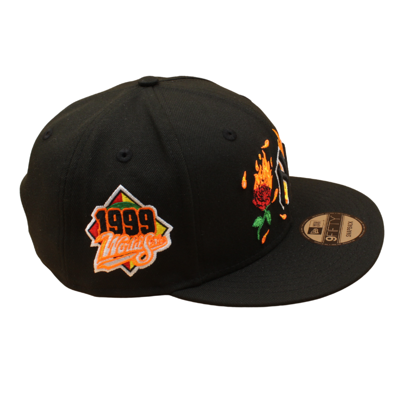 New Era - 9FIFTY Snapback - New York Yankees - 1999 World Series FLAME - Black - Headz Up 
