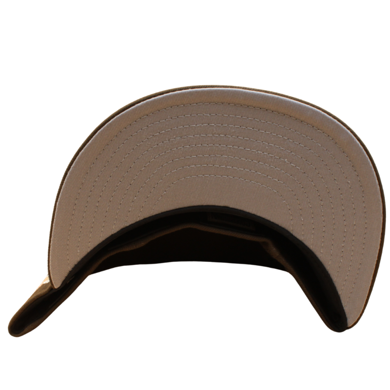 New Era Minnesota Twins 1985 All Star Game cap i valnødfarvet, 59FIFTY fit, med teamlogo og detaljer.