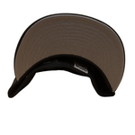 New Era 59FIFTY Fitted Cap - Totonto Blue Jays Cooperstown - 1977-2006 30TH Season - Brown Logo - Black/Dark Grey UV - Headz Up 