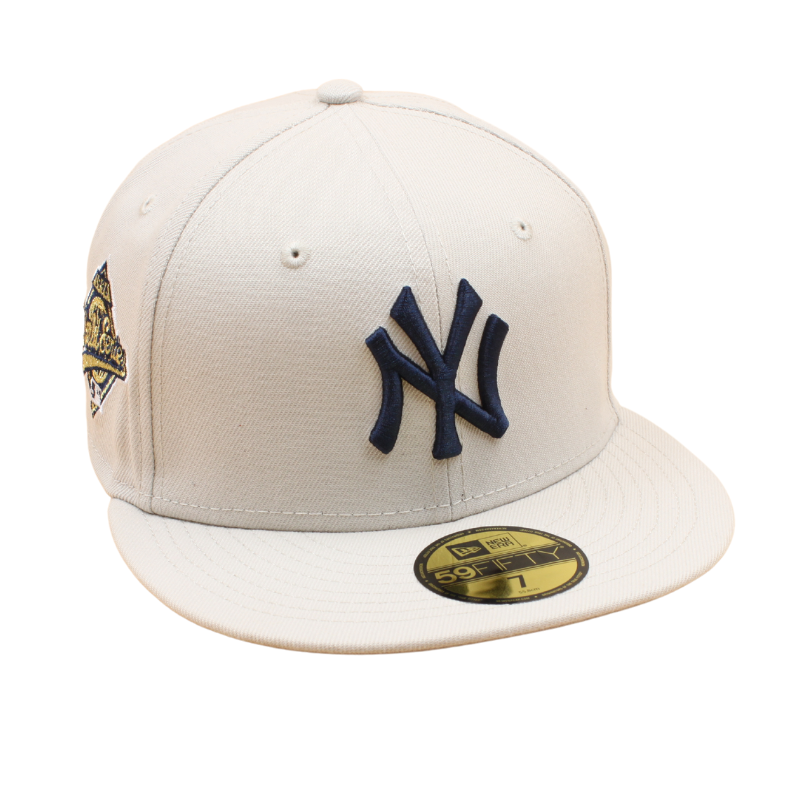 New Era - 59Fifty Fitted Cap - 1996 World Series - New York Yankees - Stone/Navy - Headz Up 