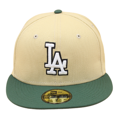 New Era - Los Angeles Dodgers 59Fifty Fitted 60 Years Anniversary - Vegas Gold - Headz Up 