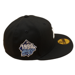 New Era - 59FIFTY - New York Yankees Cooperstown - WS 1999 - ROSE - Black/Sky Blue - Headz Up 