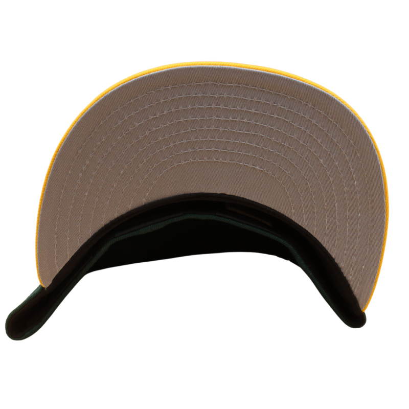 New Era - 59FIFTY Fitted Cap - Oakland Athletics - UPSIDE DOWN LOGO - Dark Green/Grey UV - Headz Up 