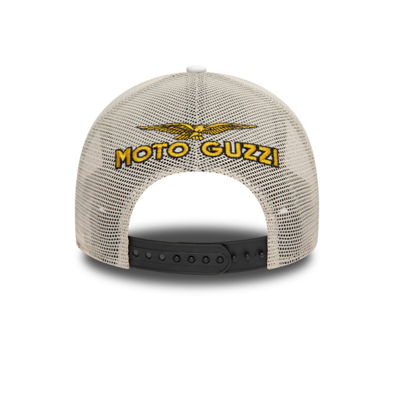 New Era - Moto Guzzi - Trucker Cap - White/Stone/Black - Headz Up 