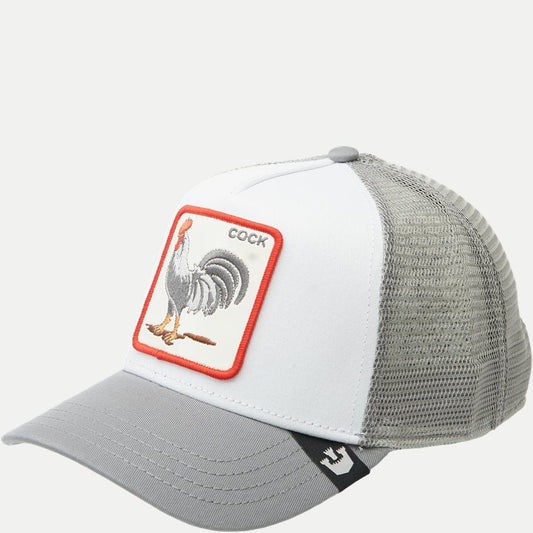 Goorin Bros - The Farm -  The Cock-Core - Trucker Cap - White/Grey