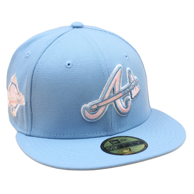 New Era - 59FIFTY Fitted - Atlanta Braves - 1995 World Series - Sky Blue/Pink UV