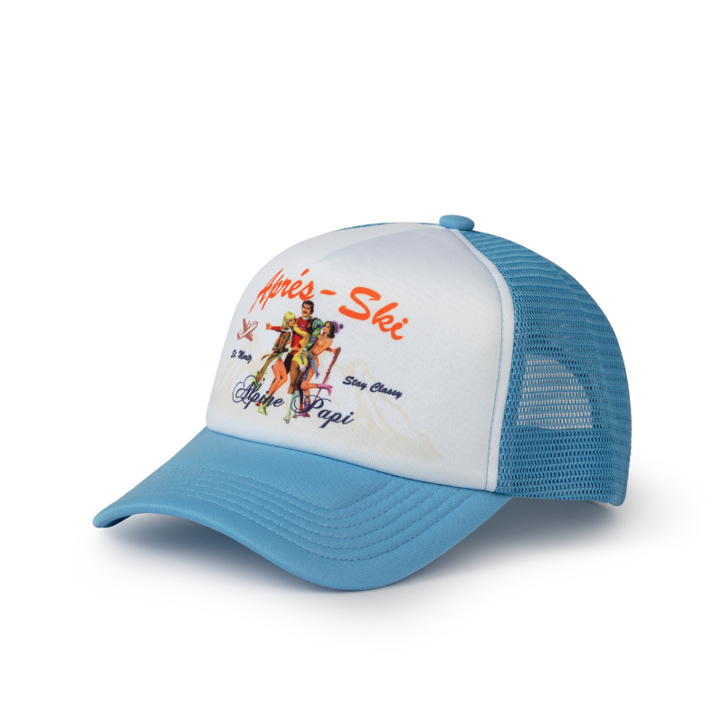 Pica Pica - Apres Ski Light Blue Trucker Cap - Headz Up 