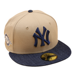 New Era - 59FIFTY - New York Yankees Cooperstown - 50th Anniversary  - Camel/Denim - Headz Up 