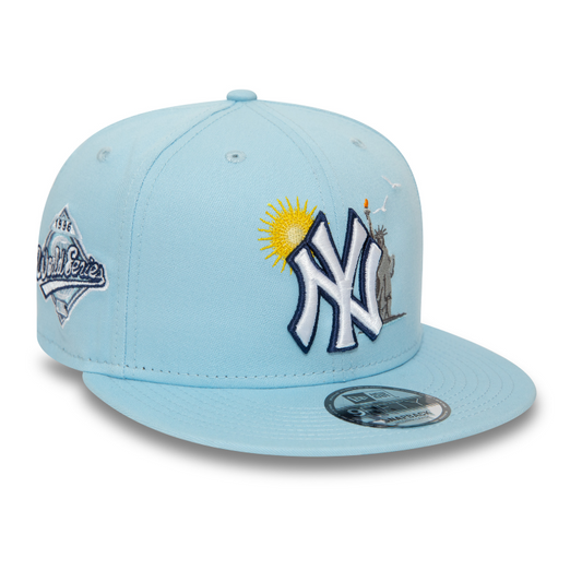 New Era - New York Yankees - 9Fifty Snapback SUMMER ICON - Light Blue - Headz Up 