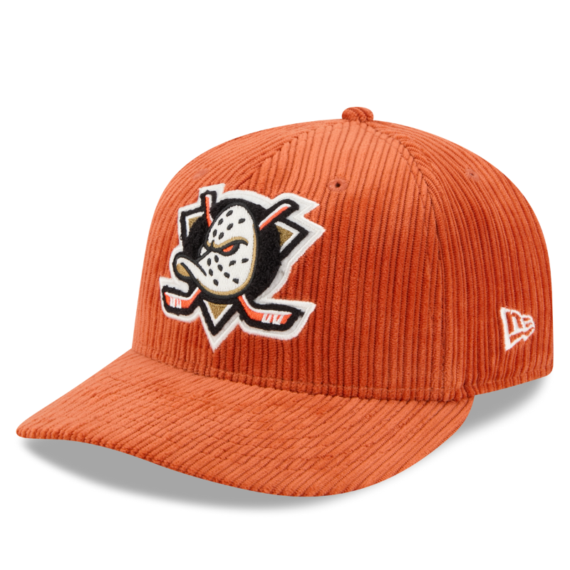 New Era - 59FIFTY Fitted Cap - Anaheim Ducks - CHENILLE POP - Rust - Headz Up 