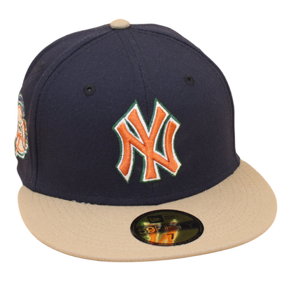 New Era - New York Yankees Cooperstown 59Fifty Fitted 100th Anniversay - Navy/Khaki - Headz Up 