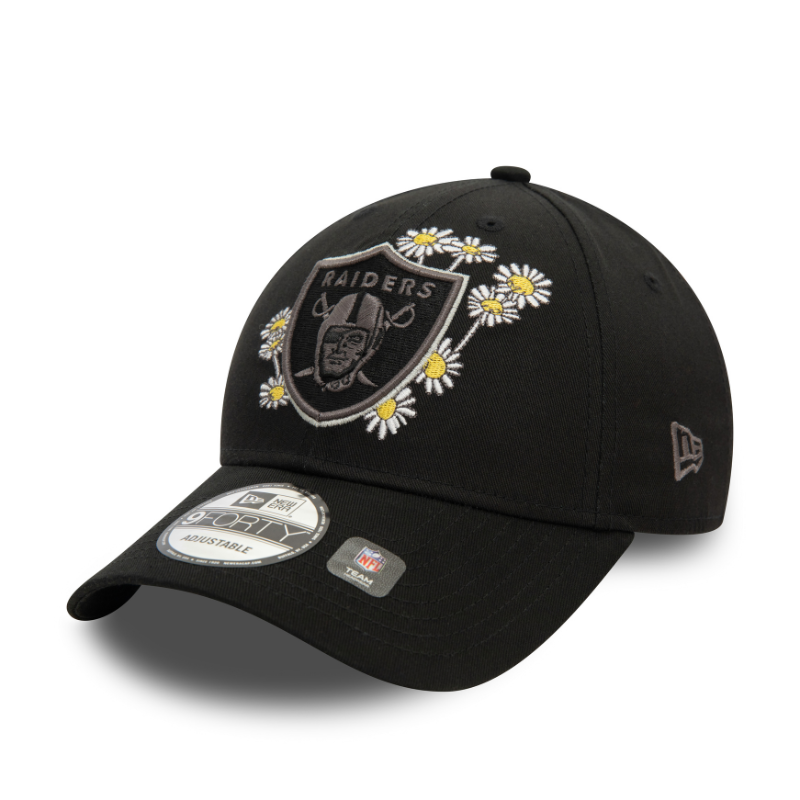 New Era - Flower Icon - 9Forty - Las Vegas Raiders - Black - Headz Up 