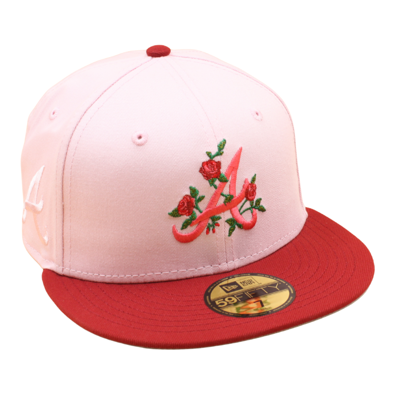 New Era - 59FIFTY - Atlanta Braves - MLB Roses - Pink/Grey UV - Headz Up 